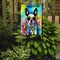 Edge Collections - 11.25" X 15.50" - Multicolor - Hippie Dawg Decorative Boston Terrier - 1 Piece